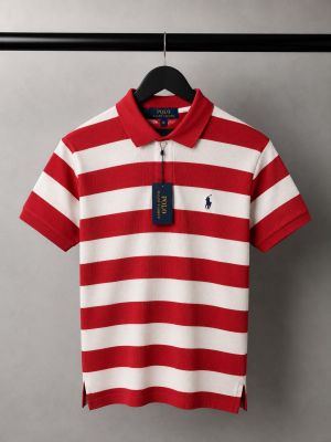 Ralp_ Laure_n Premium Knig Striped Polo T-Shirt OG Box packaging 1468