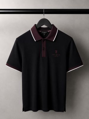 Te Bake_r Premium Ribbed Polo T-Shirt 1436