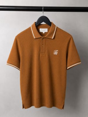Te Bake_r Premium Ribbed Polo T-Shirt 1437