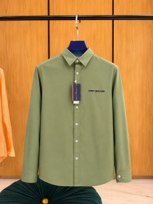 TOM-Y HILFIGER IMPORTED STORE ARTICLE SHIRT LINEN FABRIC