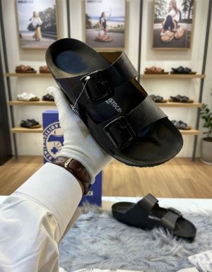 BIRKENSTOCK BLACK SLIDE premium 