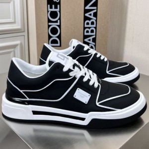 Calfskin New Roma Top Low Sneakers