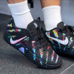 Nikee JA 3 GS King Of The Court Black Bright Crimson