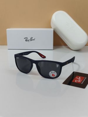 RAYBA 3575 MATT BLUE WITH BLACK POLARIZED SPORTY LOOK STORE ARTICLE 254