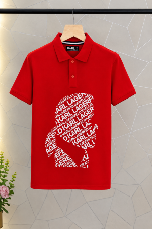 Karl lagerfeld Premium Quality Polo T-Shirt With Brand Box