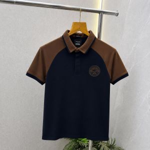 Bos X Porsche Edition Brown Blue Premium Polo Tshirt 561