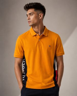 TOMMMY HILFIGER Premium Quality Collar Neck Polo Tshirt With Box GZ_0322