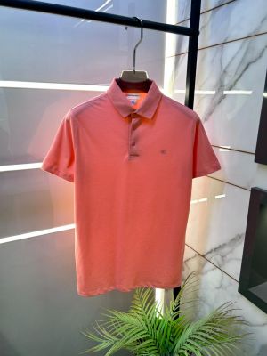 Calvi Klein Pink Collar Neck Premium Polo T-shirt F5015-PI