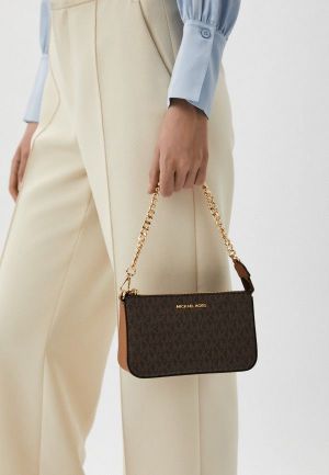 Michaell Kors CB Chain Pouchette With OriginalBox CarryBag & DustCover