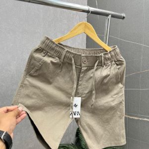 Zar Black Linen Bermuda Premium Shorts 445
