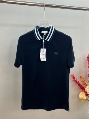 Lacost Polo Navy blue 240 GSM cotton Pique fabric Polo sale 2241