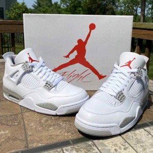 Air Jordan Retro 4 Oreo WHITE