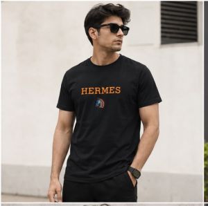 HERME PREMIUM BLACK IMPORTED TSHIRT