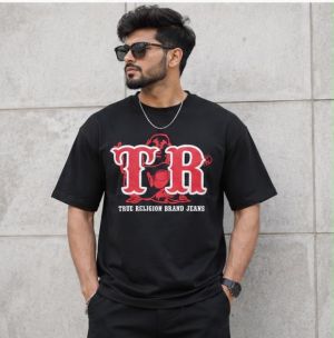 TRUE RELIGION BLACK RED PREMIUM TSHIRT