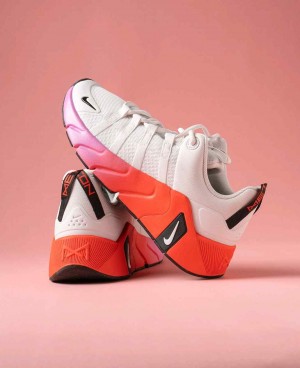 Nikee Womens Free Metcon 7 Light Crimson White  103
