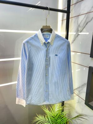 Lacost Lining Premium Sky Oxford Lycra Shirt F3920-SK