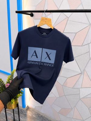 AX Exchange Premium Round Neck T Shirt Store Article (N-Blue)