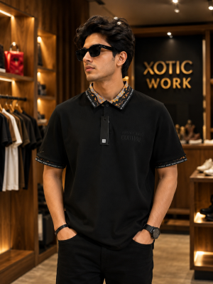 Versac- IMPORTED STORE ARTICLE POLO T-SHIRT