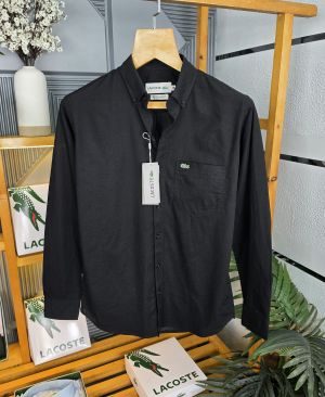 Lac Lenin Collor Shirt Black K254-BK