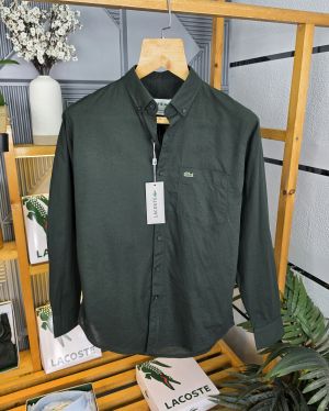 Lac Lenin Collor Shirt Olive K254-OL