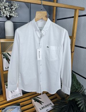 Lac Lenin Collor Shirt White  K254-W