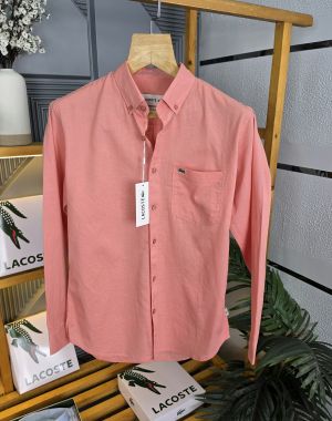 Lac Lenin Collor Shirt Peach  K254-PI