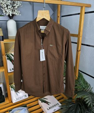 Lac Lenin Collor Shirt Coffee  K254-CF