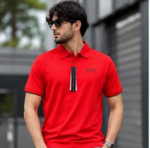 KARL LAGERFELD CLASSIC RED POLO