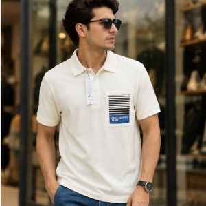KARL LAGERFELD WHITE PREMIUM IMPORTED POLO