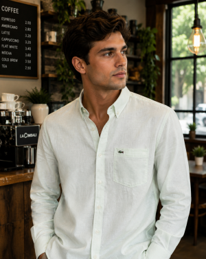 Lac Lenin Collor Shirt Sea Green K254-SG