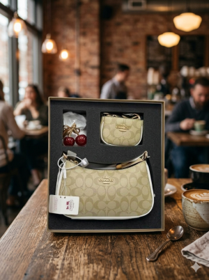 Coaachh_Teri Combo Set With Box Dustbag Smallbag CherryKeychain Bill