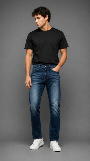 TRUE RELIGION PREMIUM STRAIGHT FIT BOOT CUT DENIM (BLUE Shade)