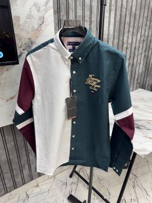 Tomm Hilfiger Imp Fabric Very Premium Full Sleeves Shirt MR415