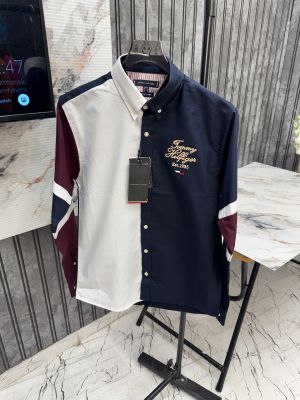 Tomm Hilfiger Imp Fabric Very Premium Full Sleeves Shirt MR415