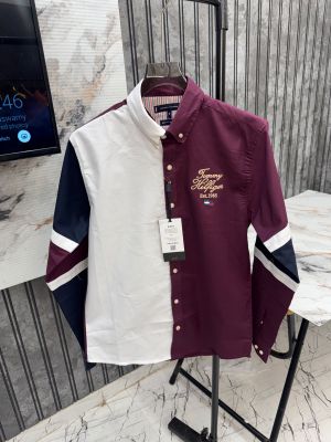 Tomm Hilfiger Imp Fabric Very Premium Full Sleeves Shirt MR415