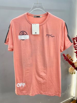 OW pink 240 GSM cotton Pique fabric sale 3128