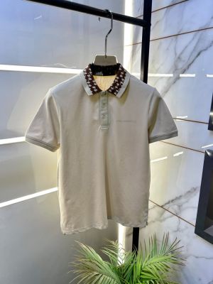 Karl Lagerfeld BEIGIE Polo Premium Collar Neck T-shirt F3931-BE