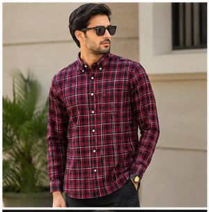 FRED PERRY RED PREMIUM CLASSIC SHIRT