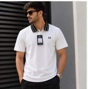FRED PERRY WHITE PREMIUM CLASSIC POLO