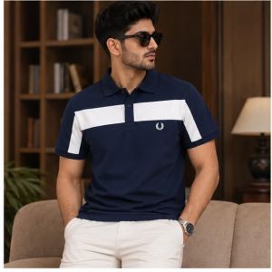 FRED PERRY NAVY PREMIUM CLASSIC POLO
