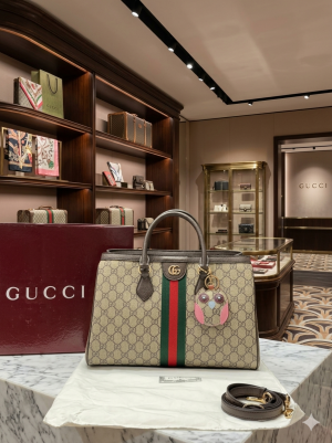 Guucci_Ophidia Small GG Tote Bag with double box premium quality