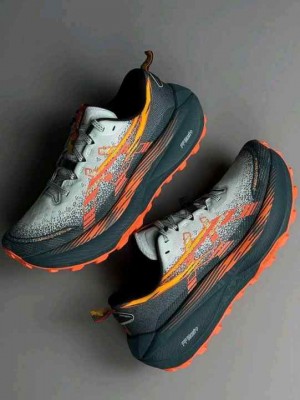 Asicss Trabuco Max 4 Trail Cold Moss Nova Orange
