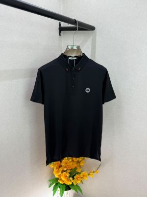 Gucc Black Imported Super Premium Collar Neck Polo T-shirt F3761-BL