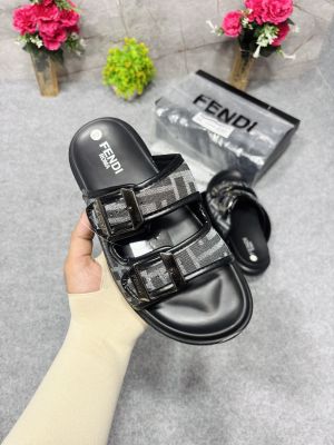 FENDDI FEEL SANDALS BLACK