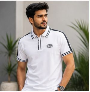 BOSS WHITE PREMIUM IMPORTED POLO