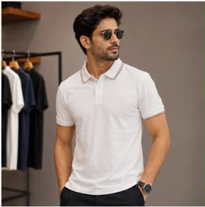BOSS WHITE PREMIUM IMPORTED POLO