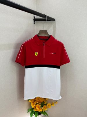Pum Ferrari Edition Red Polo Premium Collar Neck T-shirt F3652-R4