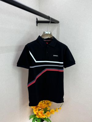 Pum Ferrari Edition Black Polo Premium Collar Neck T-shirt F3652-B1