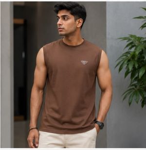 PRAADA PREMIUM BROWN METAL SANDO
