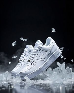 Airforce 1 low short white leather with accessories 